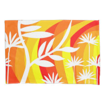 Ilustracion Botánico Blanco y naranja