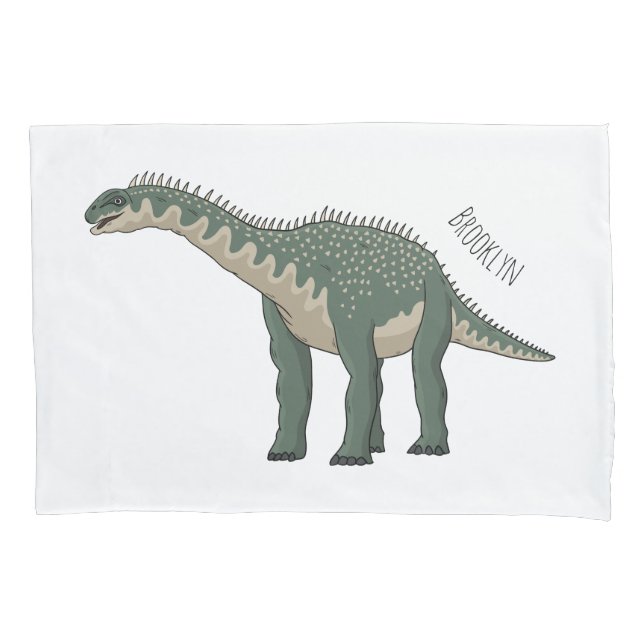 Funda De Cojín Ilustración de dibujos animados de Barapasaurus (Anverso)