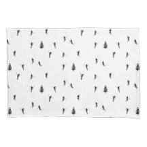 Ilustracion de esquí alpino monocromo