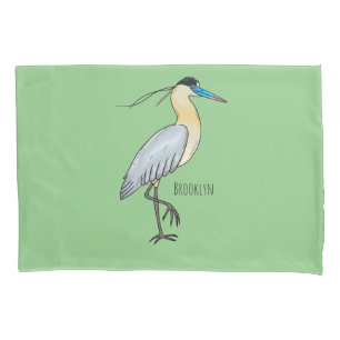 Funda De Cojín Ilustracion de personalizado de aves de garza