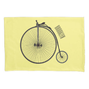 Funda De Cojín Ilustracion de personalizado de bicicletas de alta