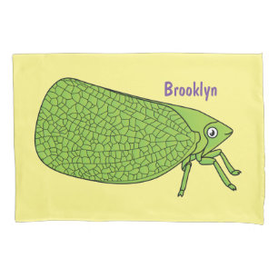 Funda De Cojín Ilustracion de personalizado de insectos de hoja v