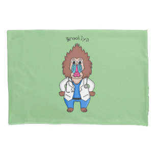 Funda De Cojín Ilustracion de personalizado de médica de mandrile