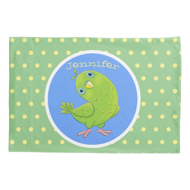 Funda De Cojín Ilustracion de personalizado de paracaídas verde l (Reverso)
