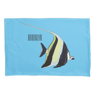 Funda De Cojín Ilustracion de personalizado de peces moro