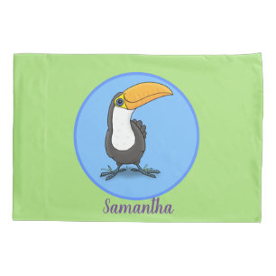 Funda De Cojín Ilustracion de personalizado toscano feliz