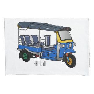 Funda De Cojín Ilustracion de personalizado tuk tuk