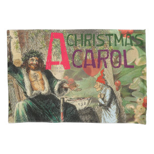 Funda De Cojín Ilustración del Fantasma de la Navidad Presente Sc