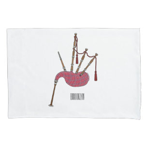 Funda De Cojín Ilustracion personalizado Bagpipes