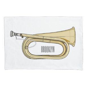 Funda De Cojín Ilustracion personalizado Bugle