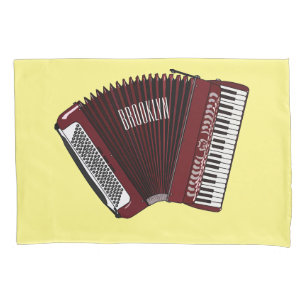 Funda De Cojín Ilustracion personalizado de acordeón