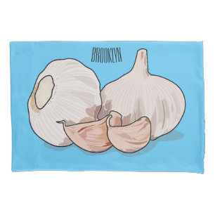 Funda De Cojín Ilustracion personalizado de ajo