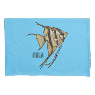 Funda De Cojín Ilustracion personalizado de Angelfish