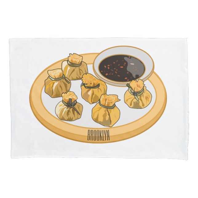 Funda De Cojín Ilustracion personalizado de bolso de camarón tail (Anverso)