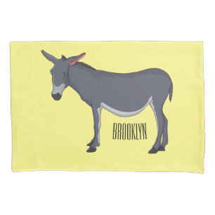 Funda De Cojín Ilustracion personalizado de burro