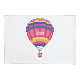 Funda De Cojín Ilustracion personalizado de globo aerostático