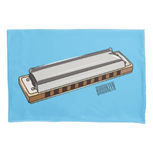 Funda De Cojín Ilustracion personalizado de Harmonica