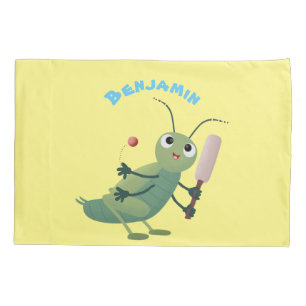 Funda De Cojín Ilustracion personalizado de insectos de cricket v