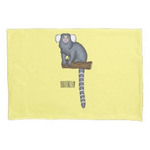 Funda De Cojín Ilustracion personalizado de marmoset común