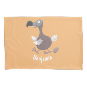 Funda De Cojín Ilustracion personalizado de pájaro dodo gracioso