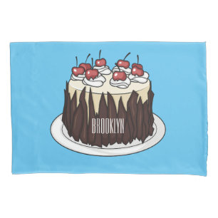 Funda De Cojín Ilustracion personalizado de pasteles de la Selva