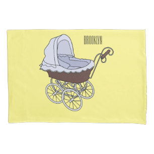 Funda De Cojín Ilustracion personalizado de Stroller