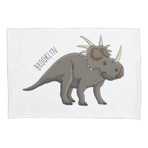 Funda De Cojín Ilustracion personalizado de Styracosaurus