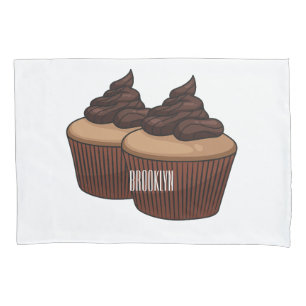 Funda De Cojín Ilustracion personalizado de tarta