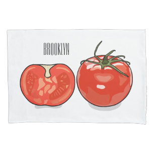 Funda De Cojín Ilustracion personalizado de tomate