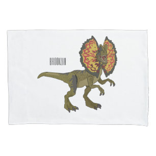 Funda De Cojín Ilustracion personalizado Dilophosaurus