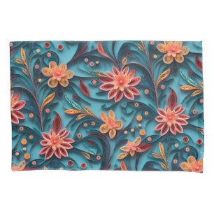 Funda De Cojín Impermeable patrón de papel floral