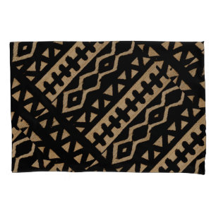 Funda De Cojín Impresión afrocéntrica de tela de barro