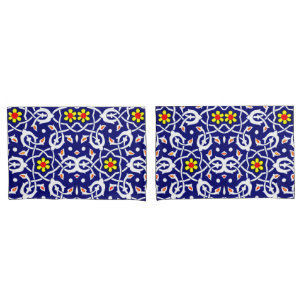 Funda De Cojín impresión de flores y nudos
