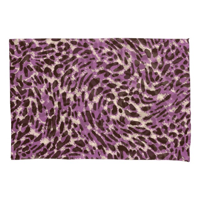 Funda De Cojín Impresión de leopardo, patrón animal clásico. (Anverso)