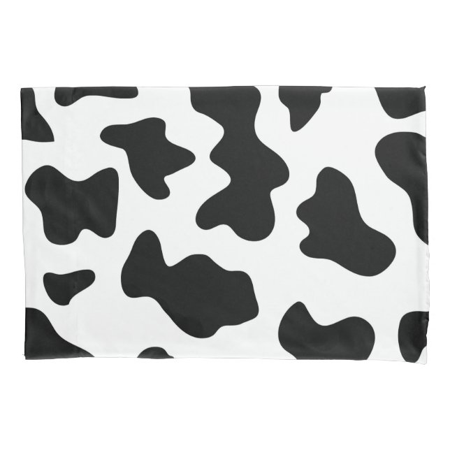 Funda De Cojín Impresión de vacas de animales de granja blanca y  (Anverso-izquierdo)