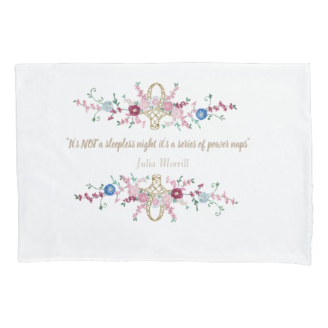 Funda De Cojín Insomne pero potente (Anverso)