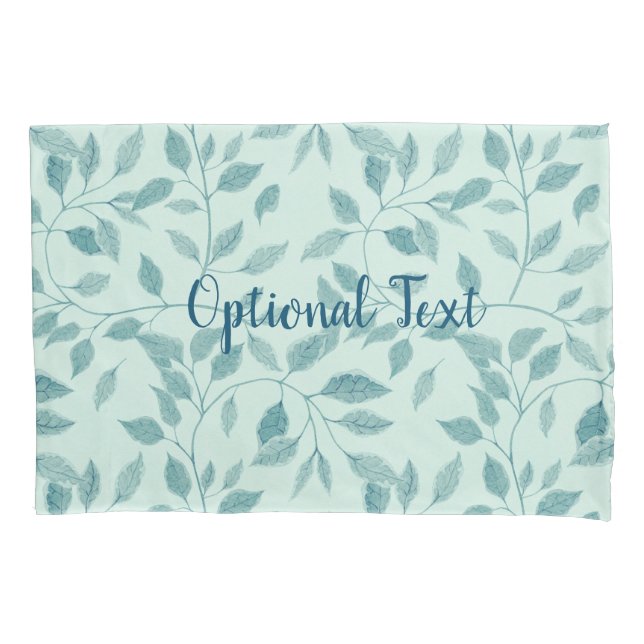 Funda De Cojín Intrincado patrón botánico de marfil (Anverso)