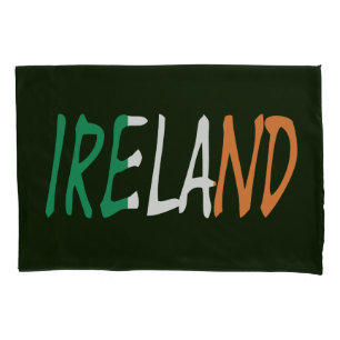 Funda De Cojín Irlanda sobre la cacerola de la bandera irlandesa
