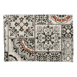Funda De Cojín Islam Arabic Majolica Tiles Patchwork