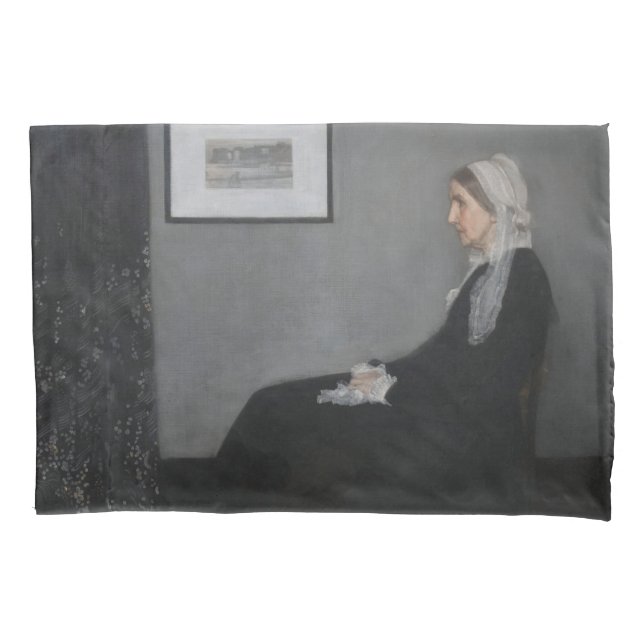 Funda De Cojín James Whistler - Retrato de la madre del artista (Anverso)