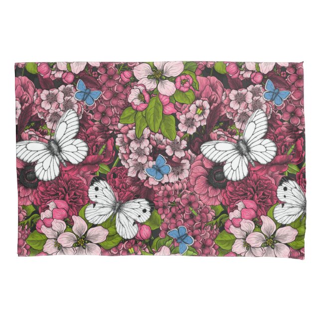 Funda De Cojín Jardín de primavera (Anverso-izquierdo)