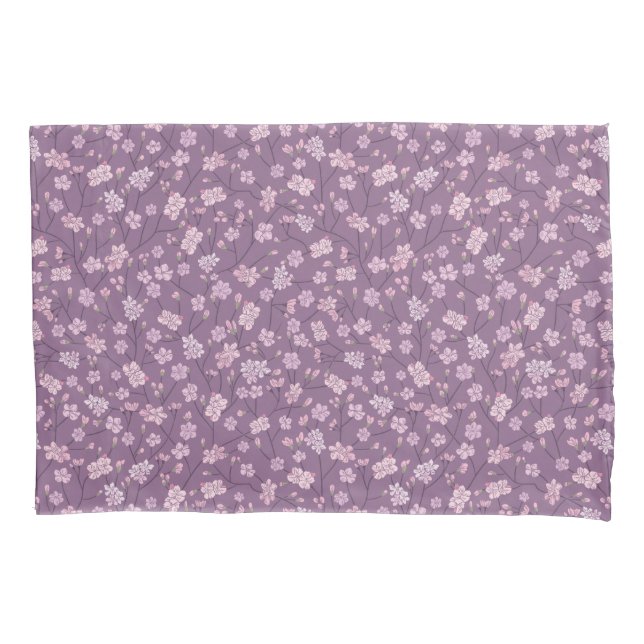 Funda De Cojín Jardín de primavera flores asiáticas japonesas del (Anverso)