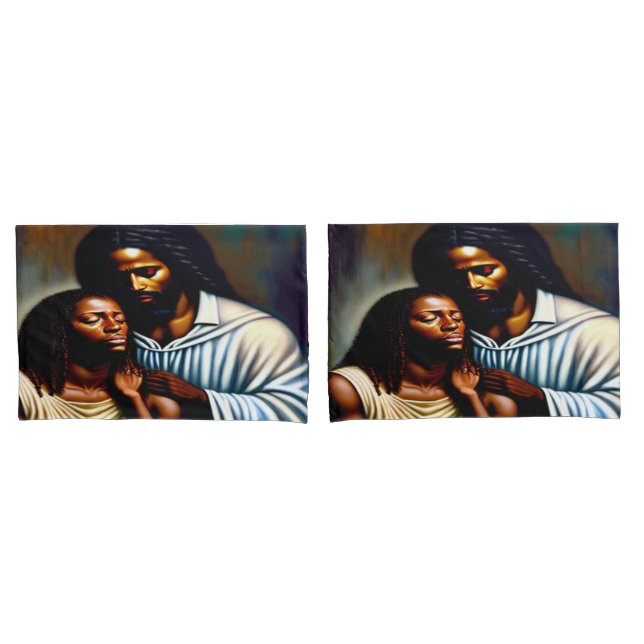 Funda De Cojín Jesús, las almohadillas del Conforter (Anverso - Set)