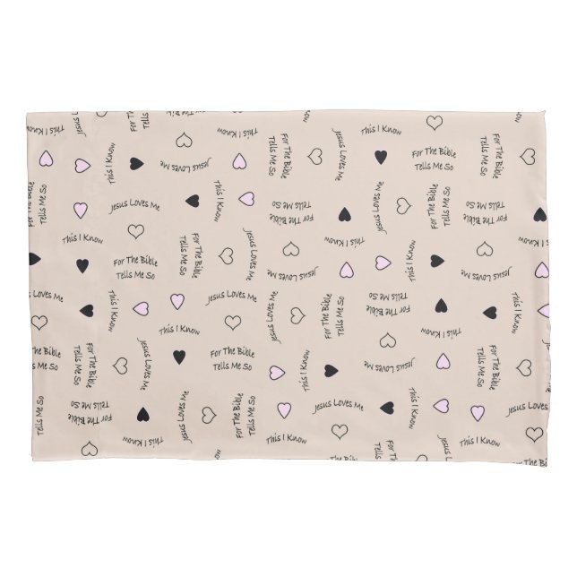 Funda De Cojín Jesus Loves Me Tan (Anverso)