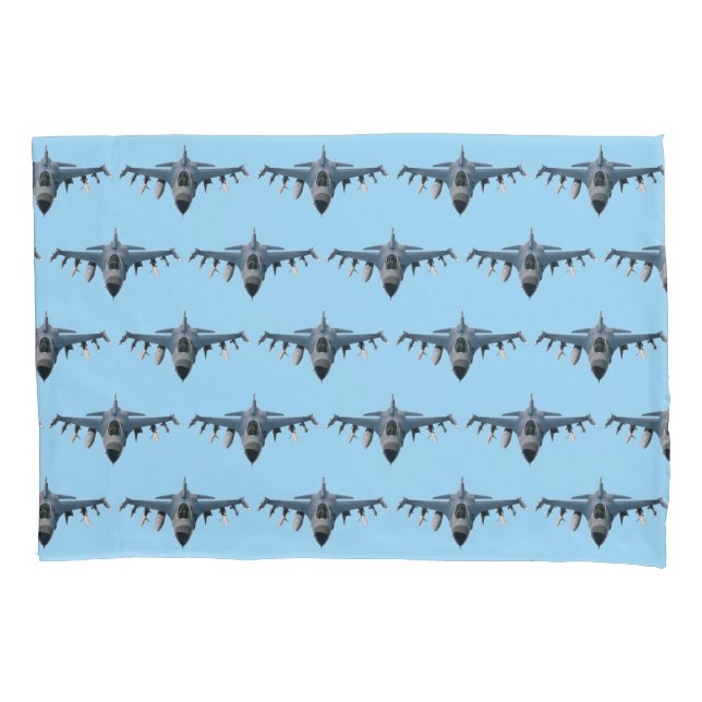Funda De Cojín Jet de combate (Anverso-izquierdo)