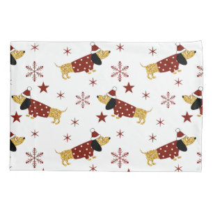 Funda De Cojín Jingle All the Dachshund Way