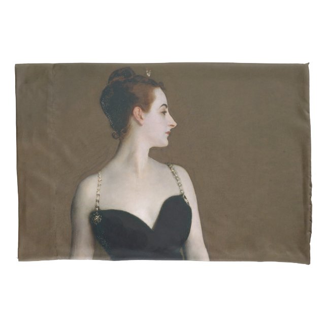 Funda De Cojín John Singer Sargent Madame X Classic Retrato (Anverso)
