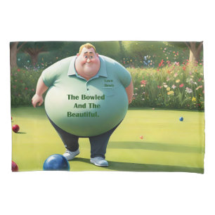 Funda De Cojín Jolly Lawn Bowler Man,