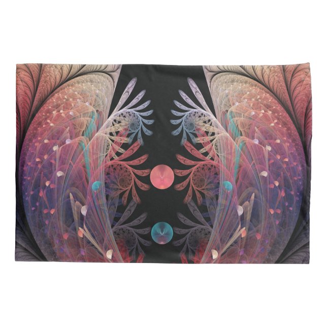 Funda De Cojín Jonglage Abstract Modern Fantasy Fractal Art (Reverso)