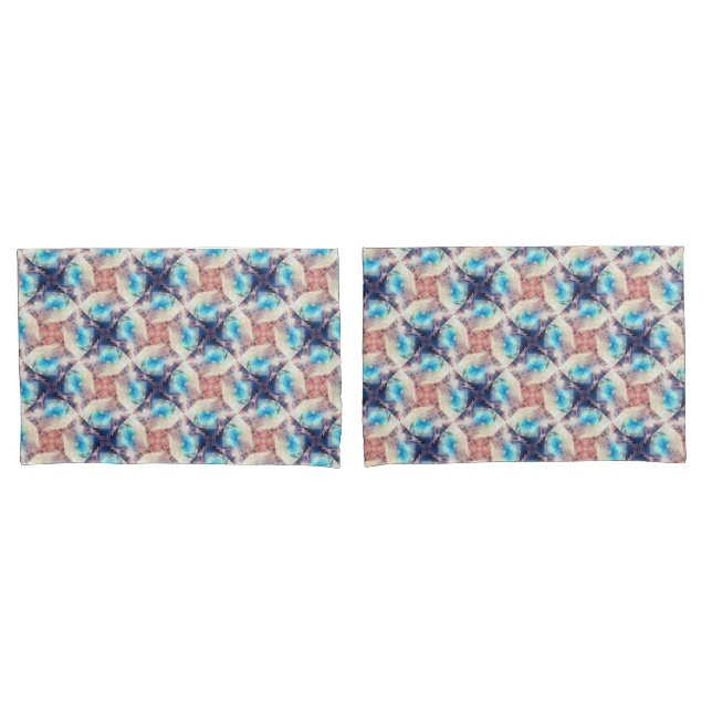 Funda De Cojín Joyas Pearly Turquoise (Anverso - Set)